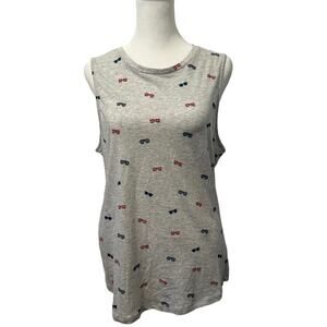 Philosophy Sunglasses Print Tank Top